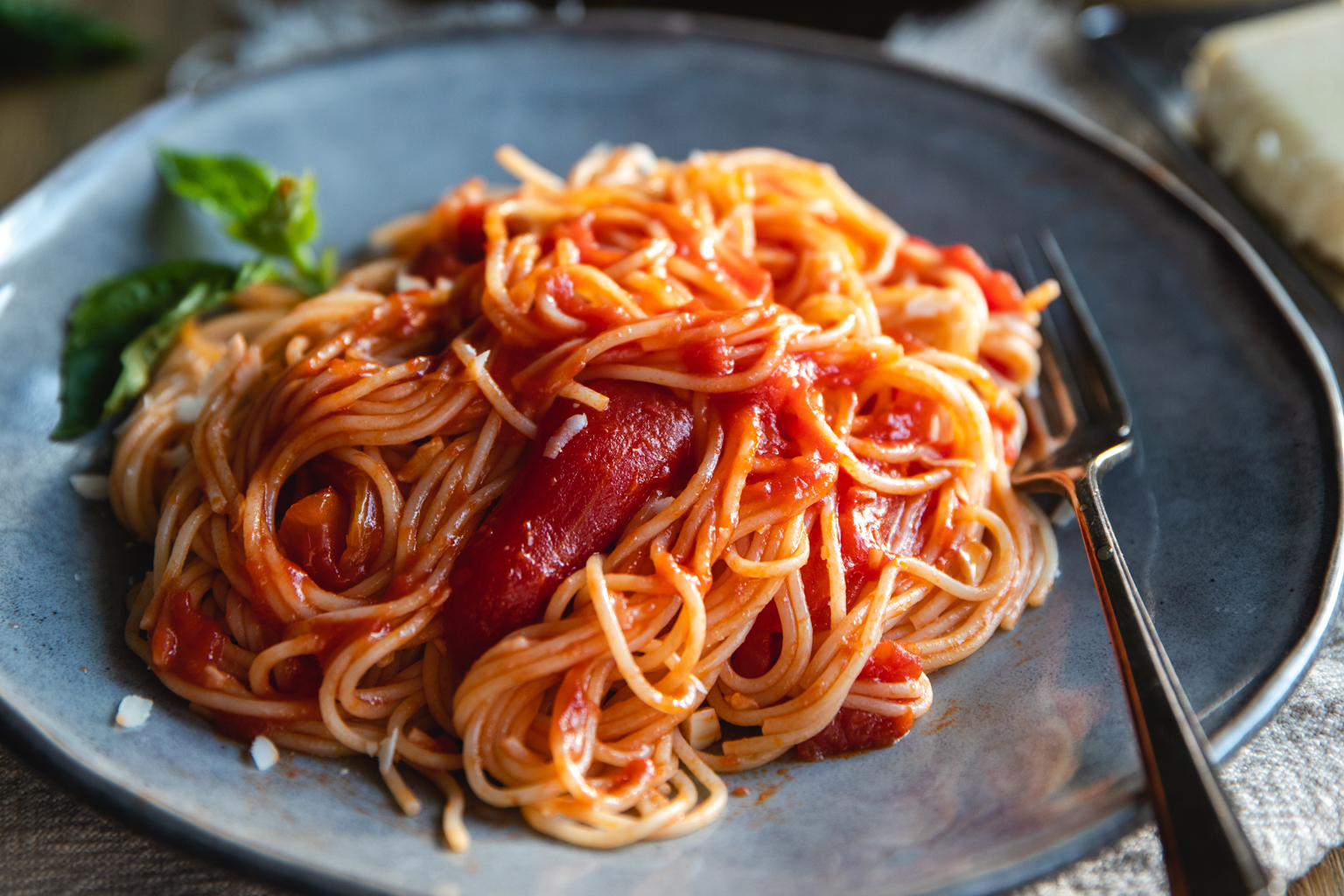 Capellini with Tomato Fillets Recipe | Bionaturae Food Site